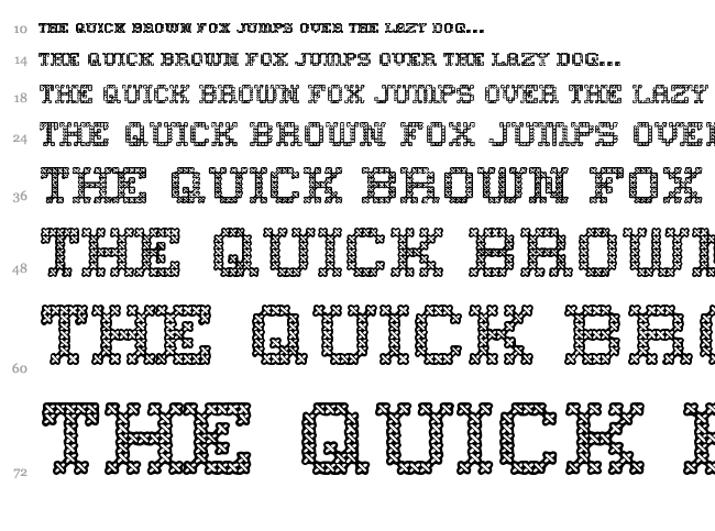 Home Sweet Home font waterfall